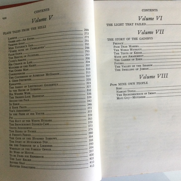 Antique Poetry Book The Works of Rudyard Kipling - Picture 8 of 9